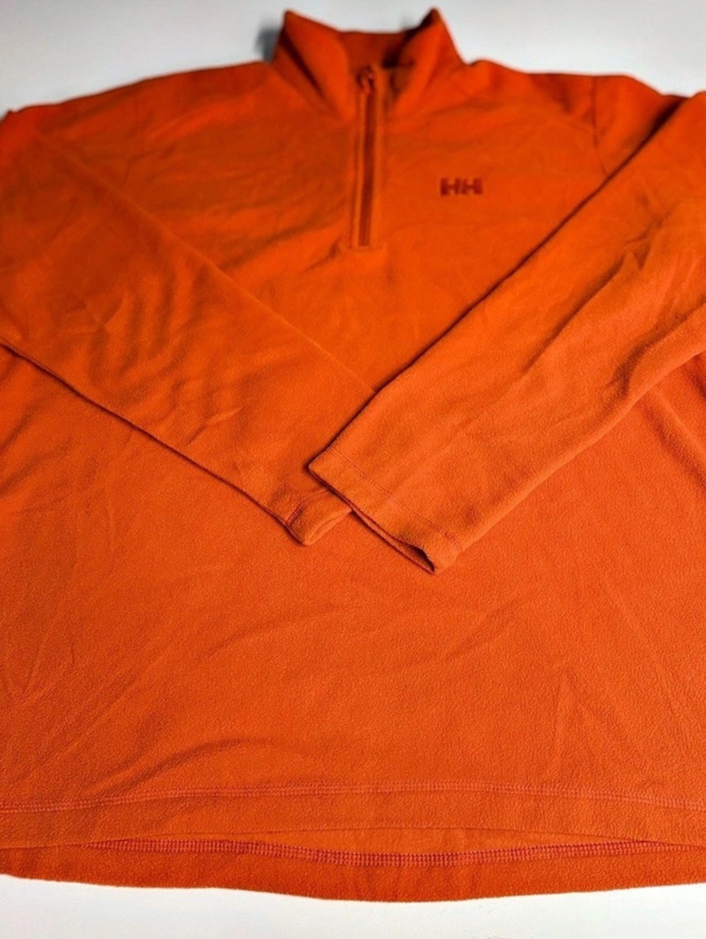 Helly Hansen Orange Fleece Quarter Zip XL